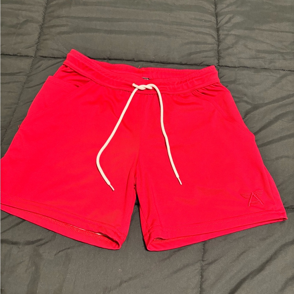 LASC Red Athletic Men Shorts READ